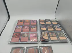 Magic the Gathering Huge Lot Of Vintage 93-98 NM-LP-MP Binder Pages Mtg Dupes!!! - Image 2