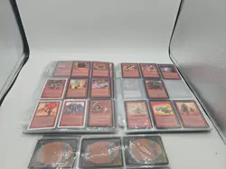 Magic the Gathering Huge Lot Of Vintage 93-98 NM-LP-MP Binder Pages Mtg Dupes!!! - Image 4