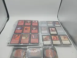 Magic the Gathering Huge Lot Of Vintage 93-98 NM-LP-MP Binder Pages Mtg Dupes!!! - Image 5