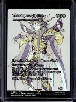 2025 Magic The Gathering Final Fantasy The Emperor Hell Tyrant Foil #0011 - Image 1
