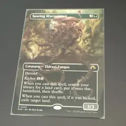MTG Sowing Mycospawn (Borderless) Normal Modern Horizons 3 #340 NM Pack Fresh - Image 1