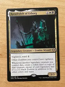 MTG NM Ratadrabik of Urborg [Dominaria United] - Image 1