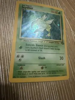 Pokemon Unlimited Jungle Scyther Holo #10/64 - Image 2