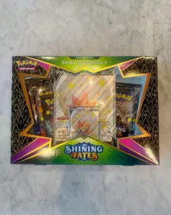 Pokemon TCG Shining Fates Shiny Eldegoss V Collection Box – Factory Sealed - Image 1