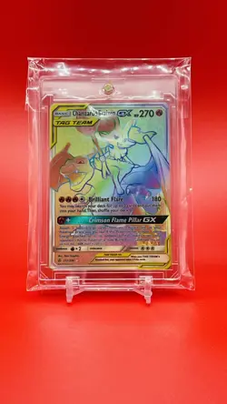 Pokemon Card Charizard & Braixen GX 251/236 Cosmic Eclipse Secret Rare NM - Image 1