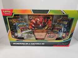 Incineroar ex & Torterra ex Scarlet & Violet Pokemon Special Collection Box - Image 1