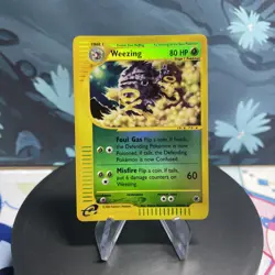 Pokemon Weezing 70/165 Expedition Base Set E Series Reverse Holo LP - Image 1