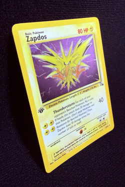 1999 Zapdos 15/62 *1st Edition* Fossil Holo Rare - Vintage Pokemon TCG WoTC - Image 3