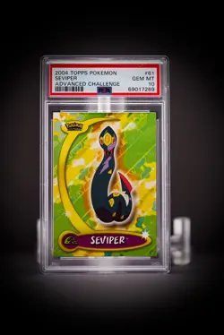 2004 Topps Pokemon Advanced Challenge 61 Seviper PSA 10 - Image 1