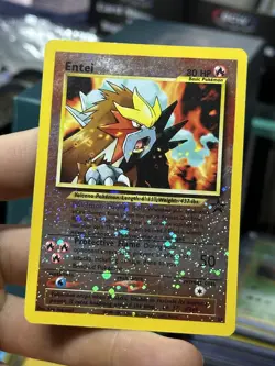 Poliwrath 9/75 Neo Discovery Entei 34 Black Star Promo Vintage Pokemon WOTC - Image 5