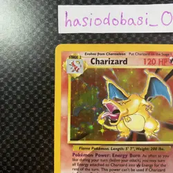 Pokemon TCG Charizard 4/102 Base Set Holo Rare WOTC MP Condition - Image 3