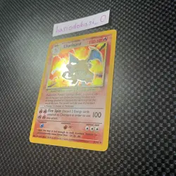 Pokemon TCG Charizard 4/102 Base Set Holo Rare WOTC MP Condition - Image 4