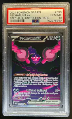 2024 Pokemon Shrouded Fable Pecharunt ex #093/064 PSA 10 - Image 1
