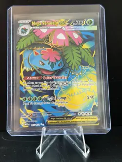 Pokemon TCG Mega Venusaur EX 155/132 Mega Evolution English Card, NM Ultra Rare - Image 1