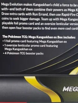 Pokemon TCG Mega Kangaskhan ex Box-4 Boosters-Factory Sealed - Image 3