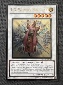 Yugioh T.G. Wonder Magician Unlimited Edition Ultimate Rare EXVC-EN040 NM - Image 1