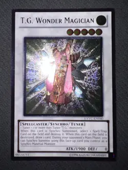 Yugioh T.G. Wonder Magician Unlimited Edition Ultimate Rare EXVC-EN040 NM - Image 2