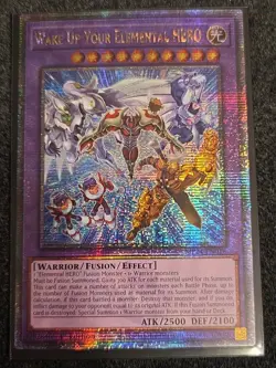Yugioh Wake Up Your Elemental MP24-EN018 Quarter Century Secret 1st Edition NM - Image 1