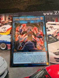 Yu-Gi-Oh! Xtra HERO Cross Crusader (PUR) RA04-EN076 Quarter Century Stampede 1st - Image 1