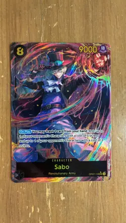 Sabo (Alternate Art) OP07-118 One Piece Game 500 Years In The Future Parallel⚓📈 - Image 1