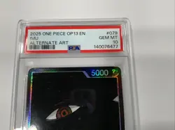 2025 ONE PIECE OP13-CARRYING ON HIS WILL ALTERNATE ART #079 IMU PSA 10 - Image 2