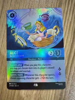 Disney Lorcana TCG Alice (Accidentally Adrift) Epic Fabled 217/204 *Read Descr* - Image 1