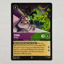 Yzma 68/204 Disney Lorcana Reign of Jafar Regular Super Rare Card NM - Image 1