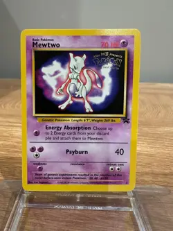 Pokemon Card - Mewtwo Movie Promo WOTC Black Star Promo 3 MINT Unplayed - Image 2