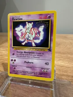 Pokemon Card - Mewtwo Movie Promo WOTC Black Star Promo 3 MINT Unplayed - Image 3