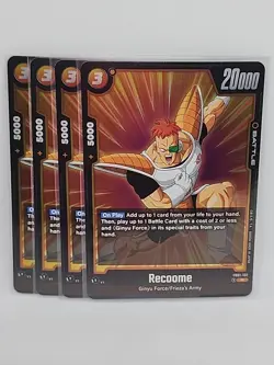 Recoome FB01-132 Dragon Ball Super Card Game - Fusion World Playset X4 - Image 1