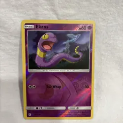 Ekans 26/68 Reverse Holo Hidden Fates Rare Near Mint Pokemon TCG Pokemon Card - Image 1