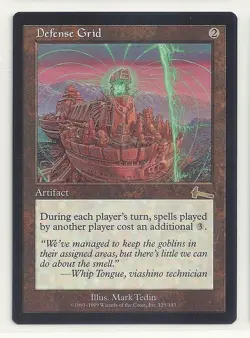 MTG URZA'S LEGACY 1x NM Defense Grid Magic the Gathering Card Spell Cost +3 Mana - Image 1