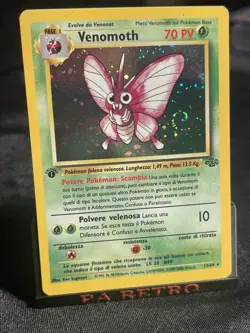 ~ITA~ ITALIAN Venomoth 1st Edition Jungle HOLO 13/64 Pokemon Card - Image 1