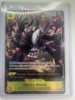 One Piece TCG OP14-104 Gecko Moria AA Alt Art Card Game CCG ENGLISH - Image 1