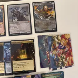 2023-25 MTG 120 Card Lot LOTR FF, Edge Spider-Man Mythic Rare FOIL Extended art - Image 5