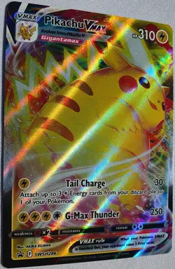 Pikachu VMAX SWSH286 SWSH: Sword & Shield Promo Cards Holo NM - Image 2