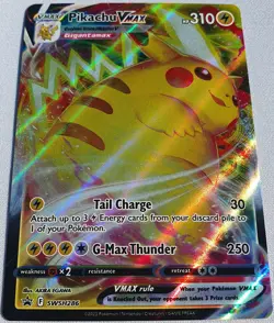 Pikachu VMAX SWSH286 SWSH: Sword & Shield Promo Cards Holo NM - Image 3