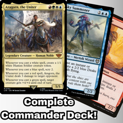MTG Commander EDH Deck Aragorn, the Uniter 100 Cards Custom Lord of the Rings - Image 1