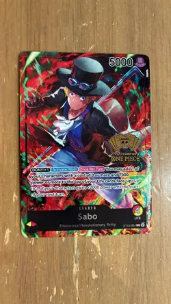 Sabo (2nd Anniversary Tournament) ST13-001 One Piece Promo Card Stamped⚓📈 - Image 1