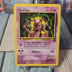 Mewtwo 14 Black Star Promo 2000 Pokemon Card TCG HP Vintage 1999-2000 - Image 1