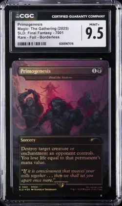 2025 MAGIC: THE GATHERING - SLD: FINAL FANTASY #7001 PRIMOGENESIS CGC 9.5 - Image 1