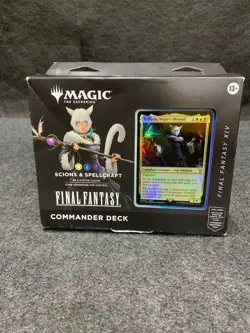MTG Final Fantasy Commander Deck Scions & Spellcraft Sealed Worn Box - Image 1