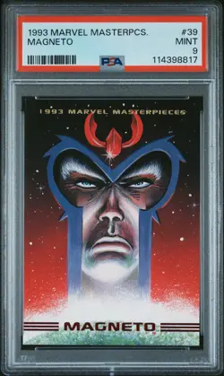 1993 MARVEL MASTERPIECES #39 MAGNETO PSA 9 - Image 1