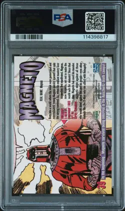 1993 MARVEL MASTERPIECES #39 MAGNETO PSA 9 - Image 2
