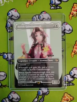 Aerith Gainsborough (Borderless) Final Fantasy Regular MTG Pack Fresh non-foil - Image 1