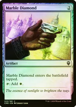 X 1 Marble Diamond FOIL NM-M Commander CMR 323 MTG Magic The Gathering - Image 1