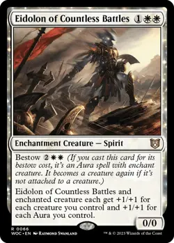 Eidolon of Countless Battles 066 MTG Commander WOC Rare NP - Image 1