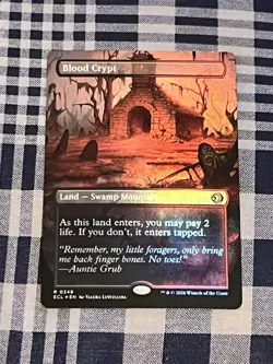 Blood Crypt [Borderless Foil] #349 | Magic Lorwyn Eclipsed - Image 1