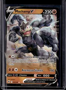 2022 Pokemon SWSH Astral Radiance Machamp V #072/189 - Image 1