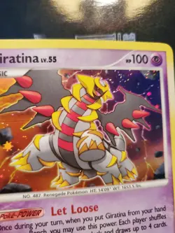 Giratina 9/127 Holo Swirl Rare Pokemon TCG DP Platinum Card Lightly Played LP - Image 5